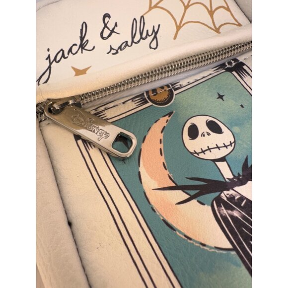 Jack Sally Nightmare Before Christmas Crossbody Bag Lovers Tarot Design Faux Lea - Picture 4 of 10